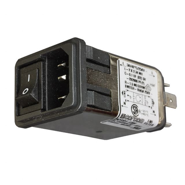 3CFS1 TE Connectivity Corcom Filters  Moduli di ingresso alimentazione (PEM)